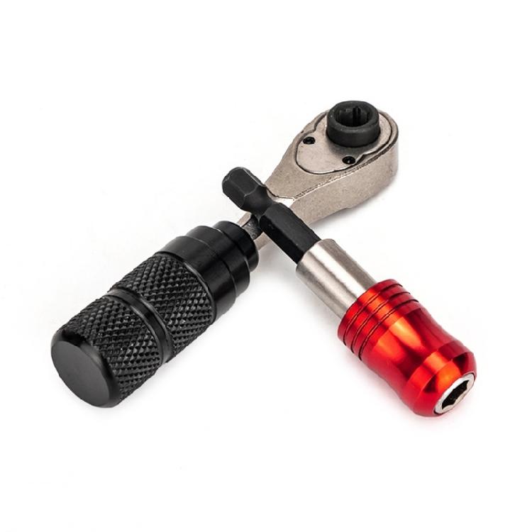 Chiave a cricchetto dinamometrica a singola estremità Cacciavite portatile Set di inserti per bussole Leggero Strumento di riparazione a cricchetto per biciclette Durevole