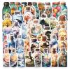 100Pcs Water Bottle Aesthetic Stickers Waterproof Vinyl Graffiti Stickers Pack for Laptop Guitar Computer Phone Luggage