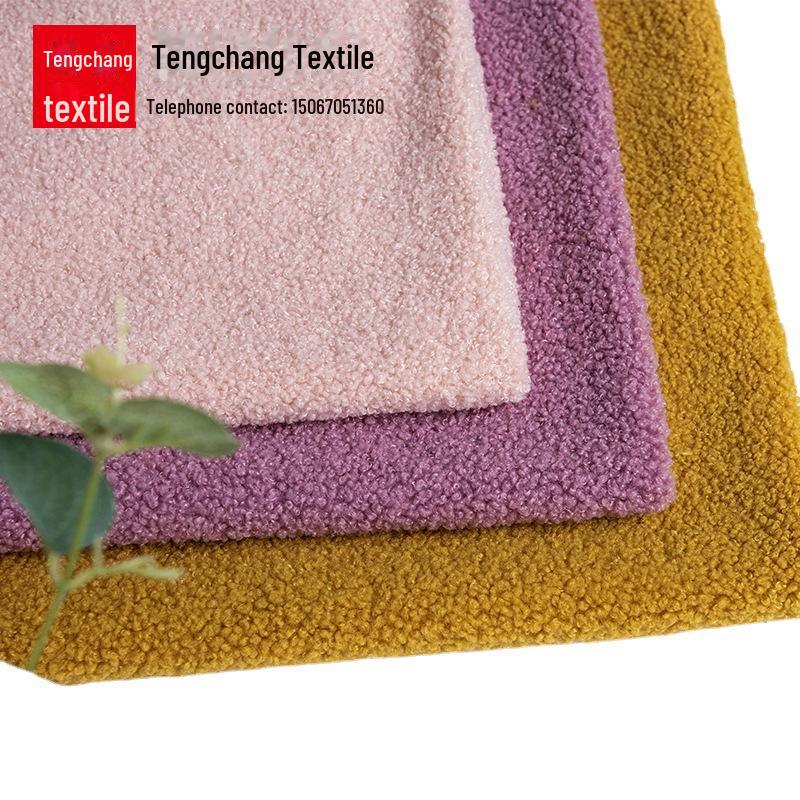 Autumn/Winter New Granular Lambskin & Velvet Teddy Fabric for Pet Clothing