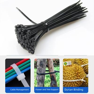 Nylon Buckle Nylon Cable Tie Buckle Self-Locking Plastic Cable Ties Tool