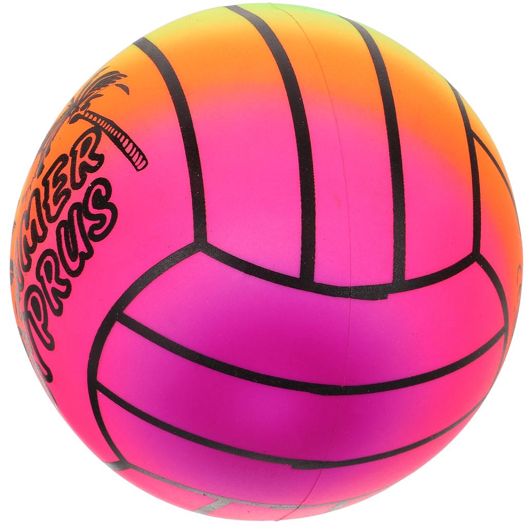 Inflatable Rainbow Volleyballs Outdoor Inflatable Beach Ball PVC Volleyball Decorative Sports Ball Swimming Pools Party Favor