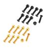 8 peças Longboard Skateboard Reparo Instalação Ferragens Parafusos Acessórios