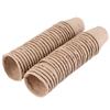 50Pcs 6x6CM Round Degradable Paper Pulp Peat Pots Plant Nursery Cup Use for Gardening
