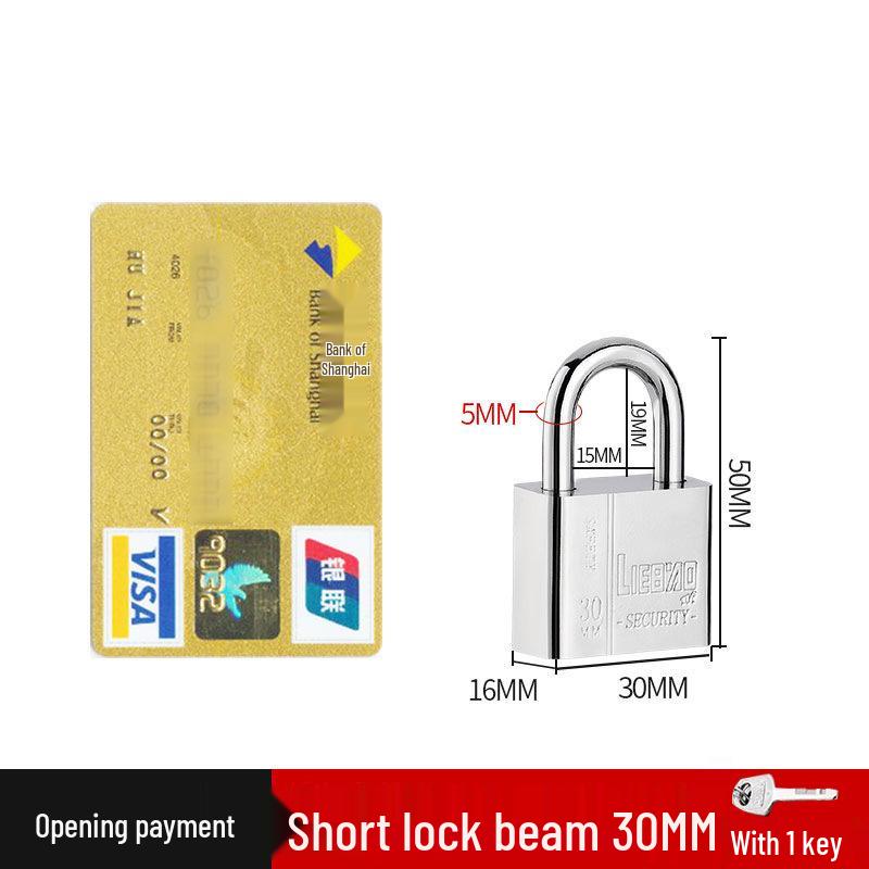 

Stainless Steel Waterproof Anti-theft Padlock with Multiple Keys, Rustproof & Pick-proof for Main Door and Home Use.