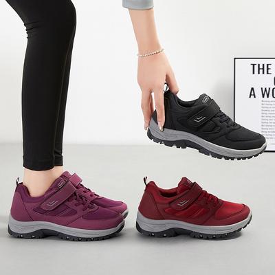 Schuhe für Damen 2023 Herbst neue Wanderschuhe mit Klettverschluss für Damen