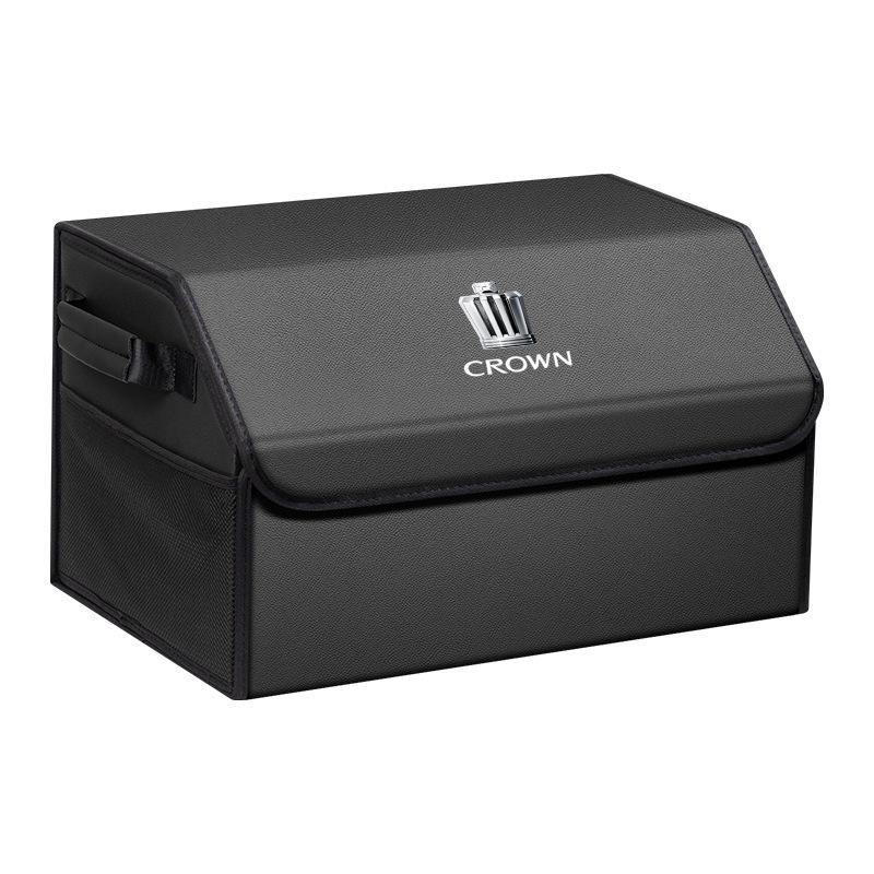 Car Trunk Organizer for Crown, Land Rover, and Vellfire: Storage Box and Interior Accessories