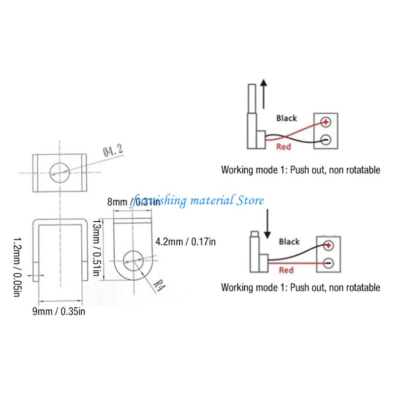 Y5GD 24V Elektrischer Linearantriebsmotor-Controller 150N Schubkraft Kleiner Bewegungsaktuator Teleskopischer Linearantrieb Einfach zu bedienen