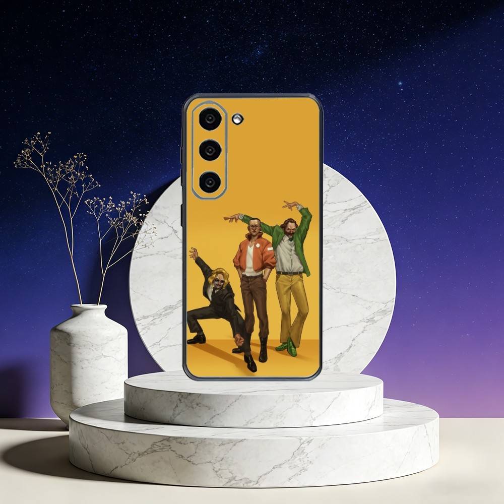

Game D-Disco E-Elysium Phone Case For Samsung Galaxy A73,A72,A71,A70,A53,A52,A51,Others Soft Black Cover Samsung a21