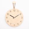 Nordic Minimalist Wooden Hemp Rope Wall Clock Creative Wall Hanging Watch Mute Quartz Clock Home Living Room Office Decoration