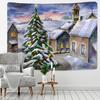 Home Decoration Christmas Decoration Fairy House Paypet Wall Hanging Natural Decoration Pansy Psychedelic Hippie Polish Tapestry