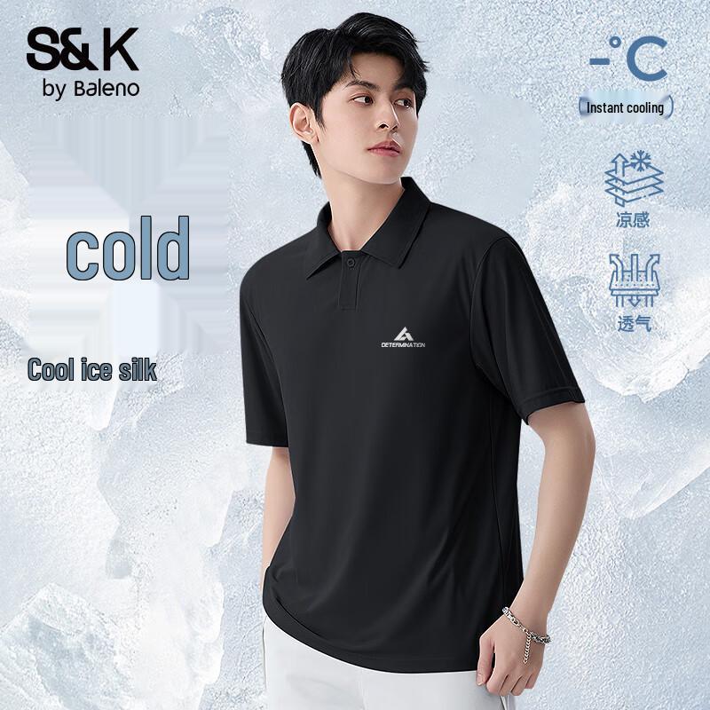 Baleno S&K Series Men s Lightweight Business Polo T-shirt L