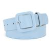 Fashion Women Belt Square Buckle Simple Candy Color Decorative Belt Vintage Strap Female Waistband