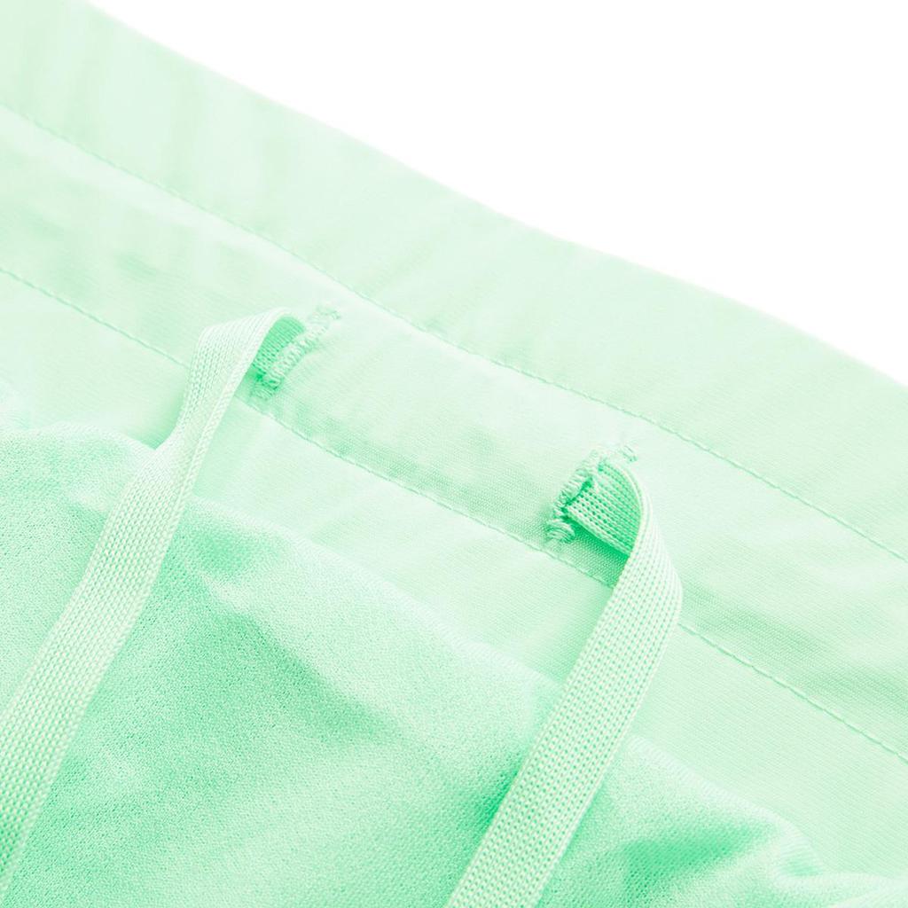 Li Ning Running Series Solid Color Mid Waist Comfortable Quick Dry Versatile Sports Shorts Women shorts Cool-Green AKSU578-2