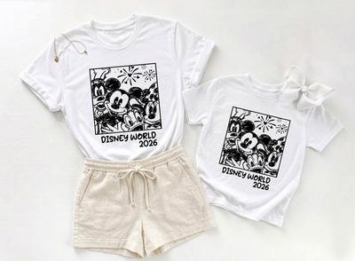 Disney Family Vacation Shirt 2026, Matching Disney Trip Shirts, Family Disney Vacation Tee, Magic Kingdom Outfit, Mickey Minnie Disney Shirt