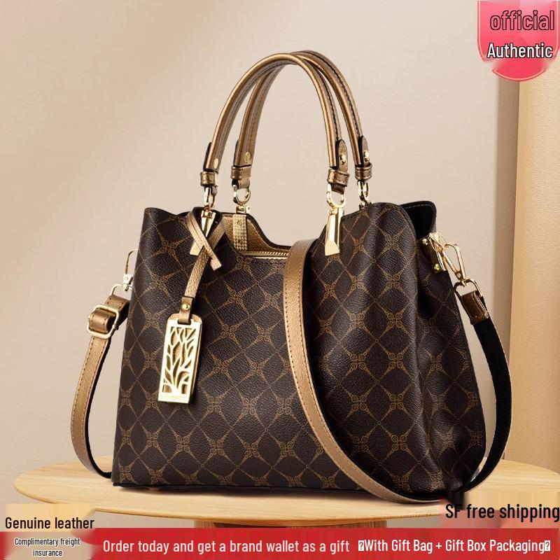 Lindy Kangaroo 2025 Genuine Leather Women's Crossbody Handbag - Soft Festival Gift for Mom with Gift Box