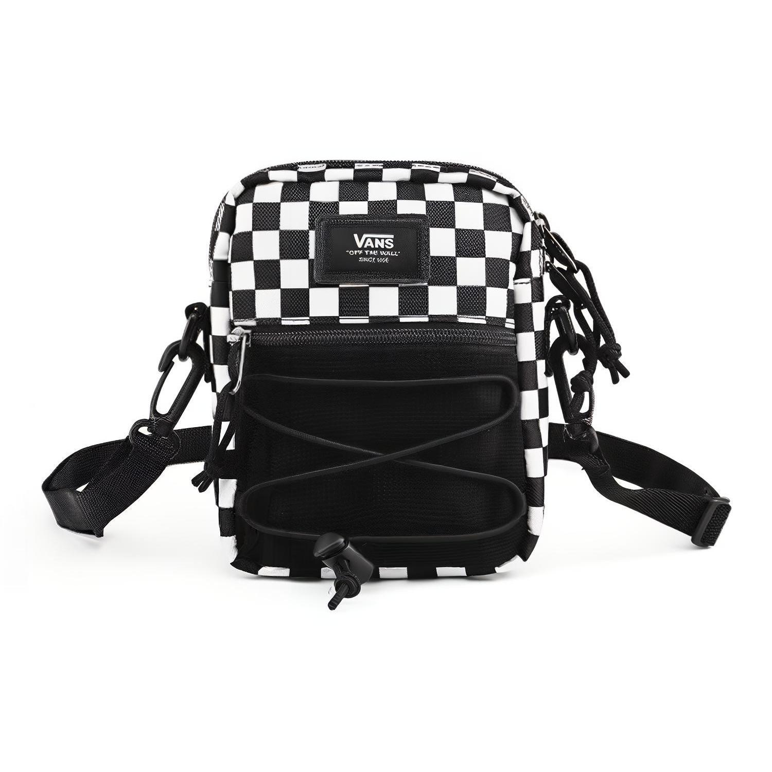 

New Vans Polyester Shoulder Bag, Crossbody Bag Regular Unisex Black White VN0A3I5SHU0 12.7*7.6*17.8CM