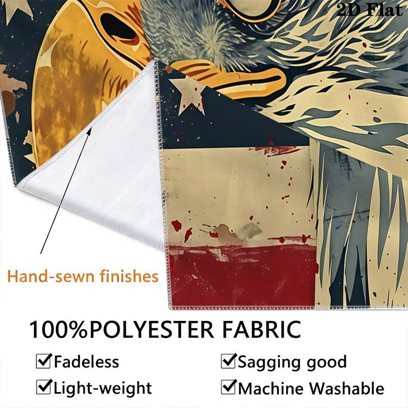 America 250 Wall Tapestry Aesthetic Wall Hanging Printed Fabric Blanket Decorative Tapestries for Bedroom Living Room Home Decor