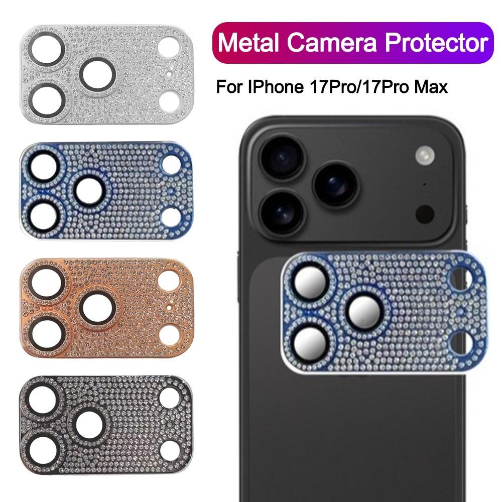 Hollow out Diamond Encrusted Lens Protector for iPhone 17Pro/17 Pro Max Phone Accessories
