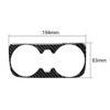 Carbon Fiber Interior Water Cup Holder Panel Cover Trim For Q7 2016-