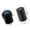 Car Sticker 2026 2025 Hot 4Pcs Car Valve Caps Wheel Tires Air Tyre Stem Protective Cover For Ford Escape Kuga Mondeo Ecosport Fi