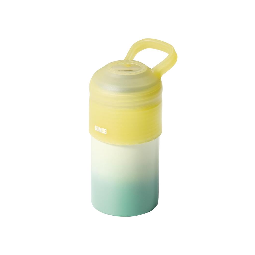 CB Japan Plastic Bottle Holder Yellow X Green Stainless Steel Vacuum Insulated Double Layer Plastic Bottle Drink MUG 500ml-600ml BOT.GOMUG BOT.GO