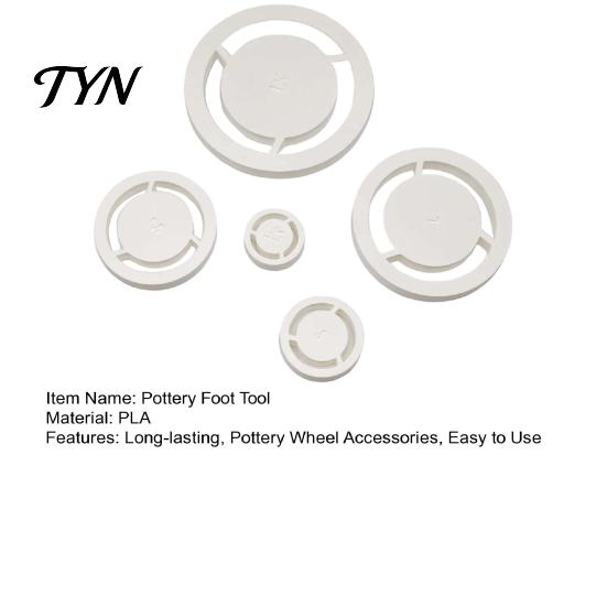 Ceramic Base Shaper 5Pcs/Set Pottery Foot Ring Tools, Clay Aligner, Sculpting Guide Molder for Bowls And Mugs, DIY Projects