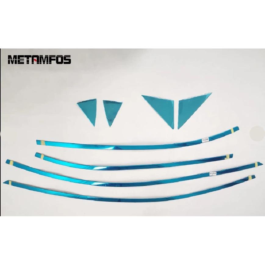 For Mazda 3 M3 Axela Sedan 2014-2017 2018 Stainless Upper Lower Window Sill Window Frame Molding Trim Accessories Car Styling