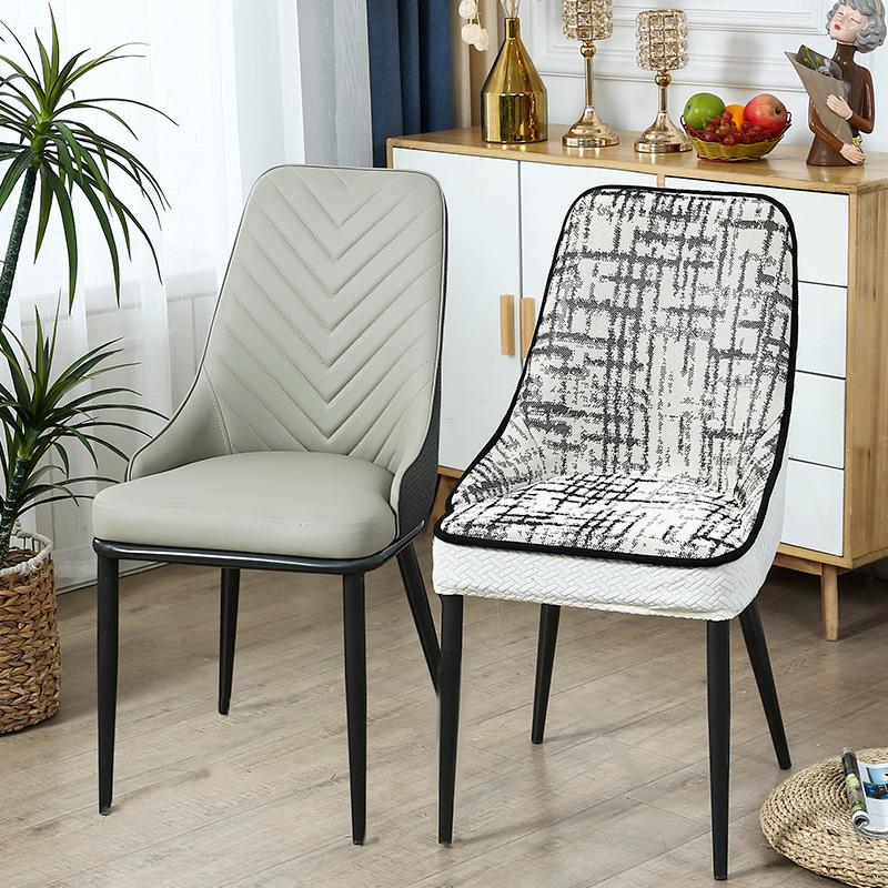 

Противоскользящий утолщенный полукруглый дуговой чехол для стула, защитная подушка, спинка, специальное кожаное сиденье для обеденного стола для домашнего использования 46CM