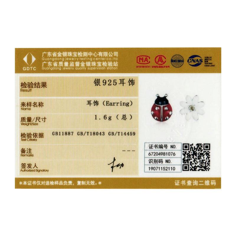 BAMOER 925 Sterling Silver Jewelry Garden Elves Long Stud Earrings for Women Fine Jewelry