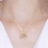 Bead Lucky Bag Rhinestones Women Inlaid Necklace Shining Pendant Adjustable Female Elegant Necklace Accessories
