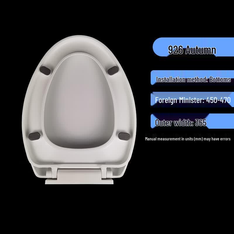 MDNG Old-fashioned V-Shape Bottom-Mounted Toilet Seat