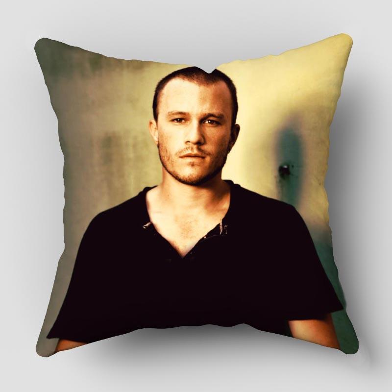 Heath Ledger Kissenbezug Kissenbezug nach Wunsch Modernes Heim Dekokissenbezug für Wohnzimmer 45X45cm
