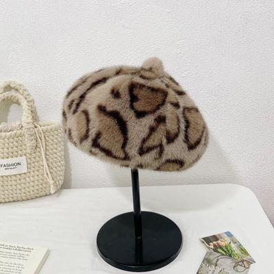 Automne et Hiver Nouveau Béret Polyvalent Citrouille Rétro Chaud Épaissi Style Étranger Mode Hiver Chapeau de Peintre