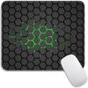 Geometric Standard Anime Mouse Pad Hexagon Edge Stitched Small Gaming Mousepad Travel Mouse Mat Non-Slip Office Mousemats