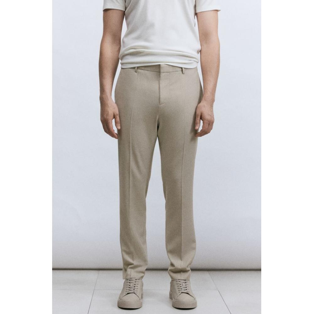 H M Suit Pants sliM Fit Beige