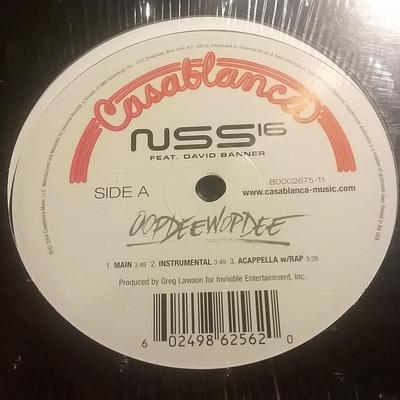 12inch Record NSS16, DAVID BANNER - Oopdeewopdee B000267511 Casablanca 2004 Non Japan Rap & Hip-Hop/R&B Used