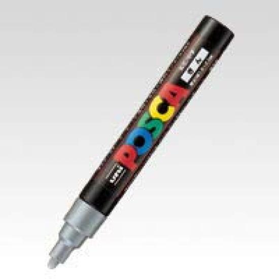 Mitsubishi Pencil Posca Silver 26 Set of 3 PC-5M PC5M.26