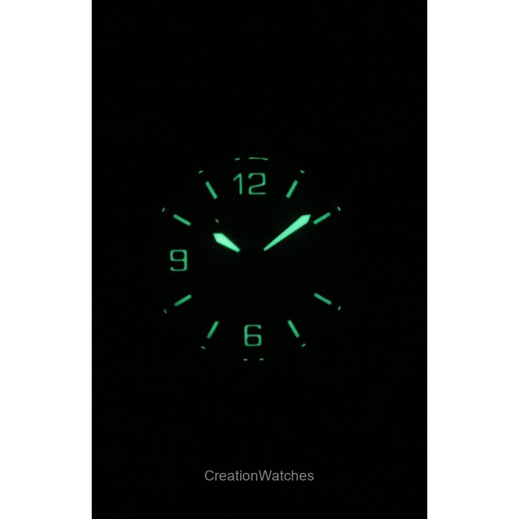 Orient Ceas de bărbați Mako III din oțel inoxidabil cu cadran ivoire Solar Diver RA-WJ0003S 200M