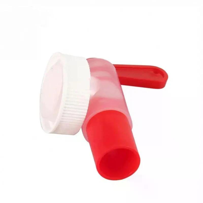 1 Pc Faucet DN61 61mm Horticultural Plant Nutrient Solution Faucet Red White Plastic Faucet Garden Outdoor Garden Faucet