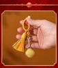 National Style Jade Ruyi Keychain Pendant: Cultural Gift Ornament