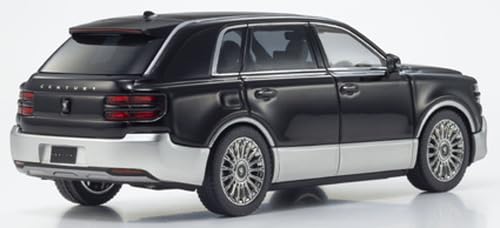 Kyosho Original 1/43 Scale Toyota Century (Rinpo) (Black/Silver) with Fromage Interior, Finished Model, KS03926BS