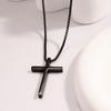 Titanium Steel Cross Necklace - Luxury Design for Women
