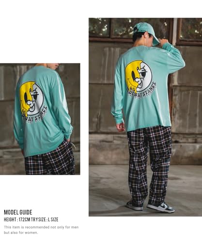 [IMPROVES] [SIDEWAYSTANCE] Drip Smiley Long Sleeve T-Shirt