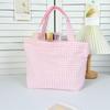 Portable Plaid Bento Lunch Tote Bag