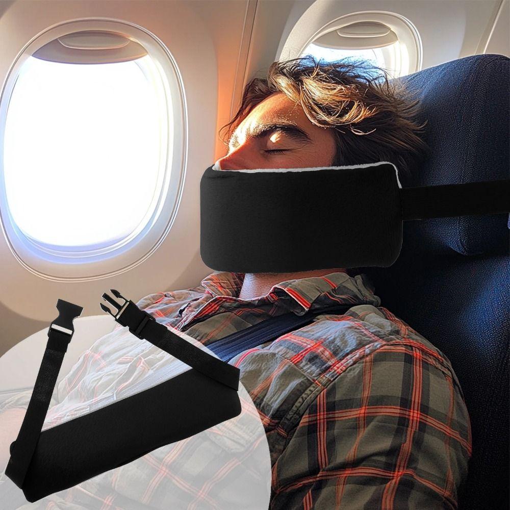 Adjustable Buckles Head Support Strap Portable Neck Support Band Airplane Travel Pillow  Cervical