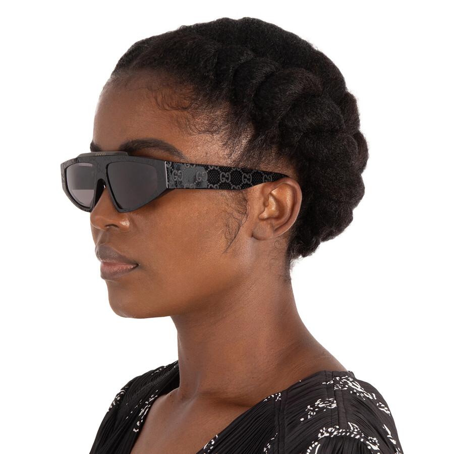 Gucci Grey Browline Ladies Sunglasses Gg1591s 001 58