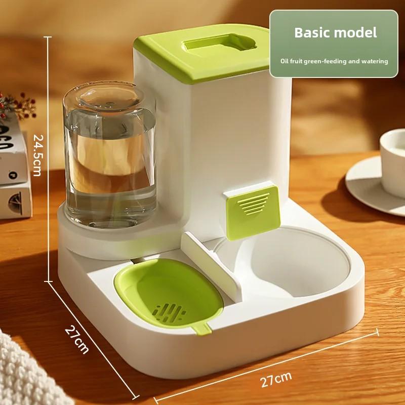Automatic Cat Feeding and Water Feeding Device  Dog Bowl  Cat Basin  2-in-1 Water Dispenser  Cat Bowl Pet Supplies