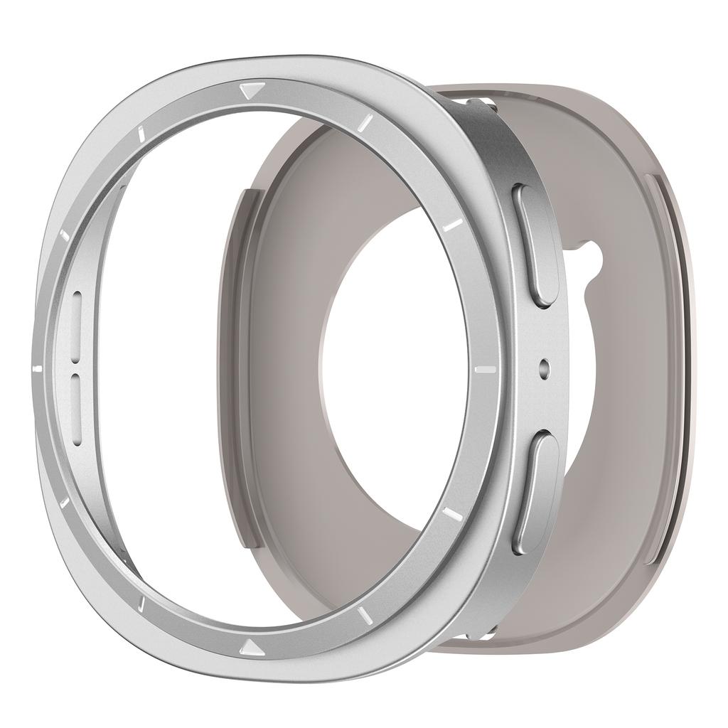 Pour Samsung Galaxy Watch 8 40mm 44mm Accessoires Protection d'écran rigide antichoc Coque bumper pour Galaxy Watch 8 Housse en PC Métal