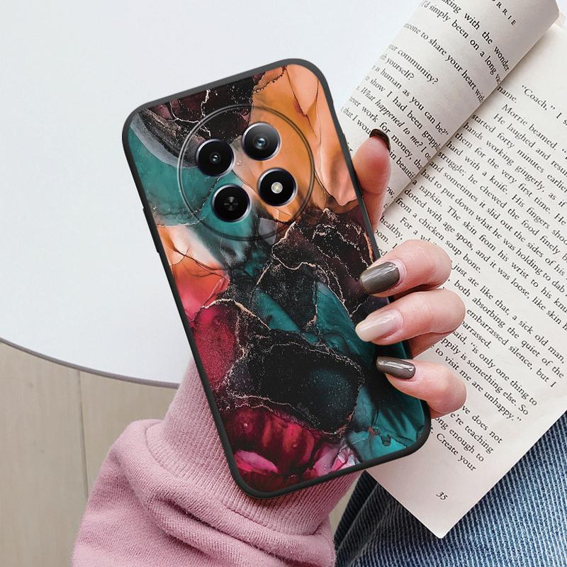 Luxury Case For Redmi 14C 4G 14R 5G A4 Note 14 Pro 5G Poco C75 Fundas Marble Art Pattern Soft TPU Protection Cover Shockproof