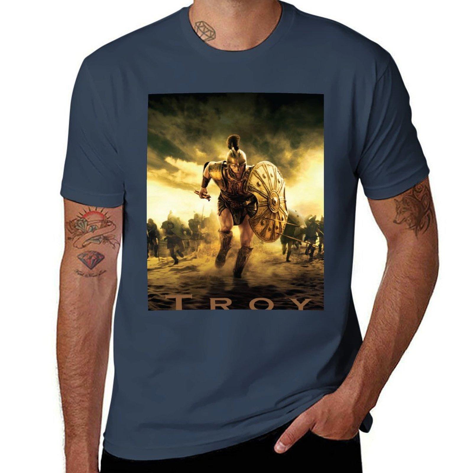 Troy Tshirt Daily Casual Short Sleeve Tee Shirt S